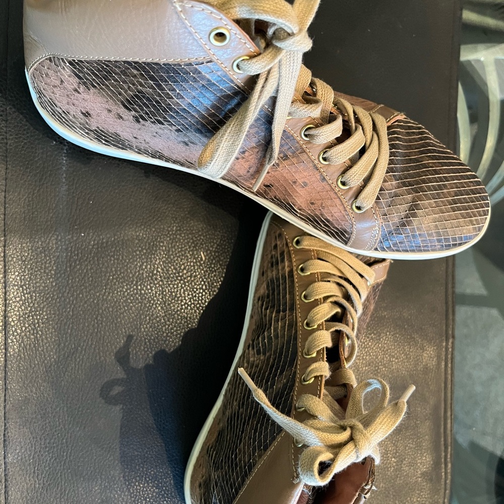 Joie Felton Python-Print Sneaker ($260)